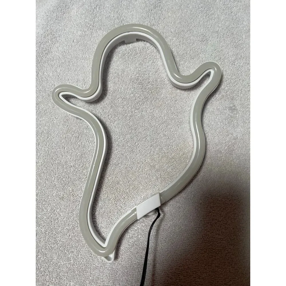 LED White Neon Ghost Decorative Wall Light
